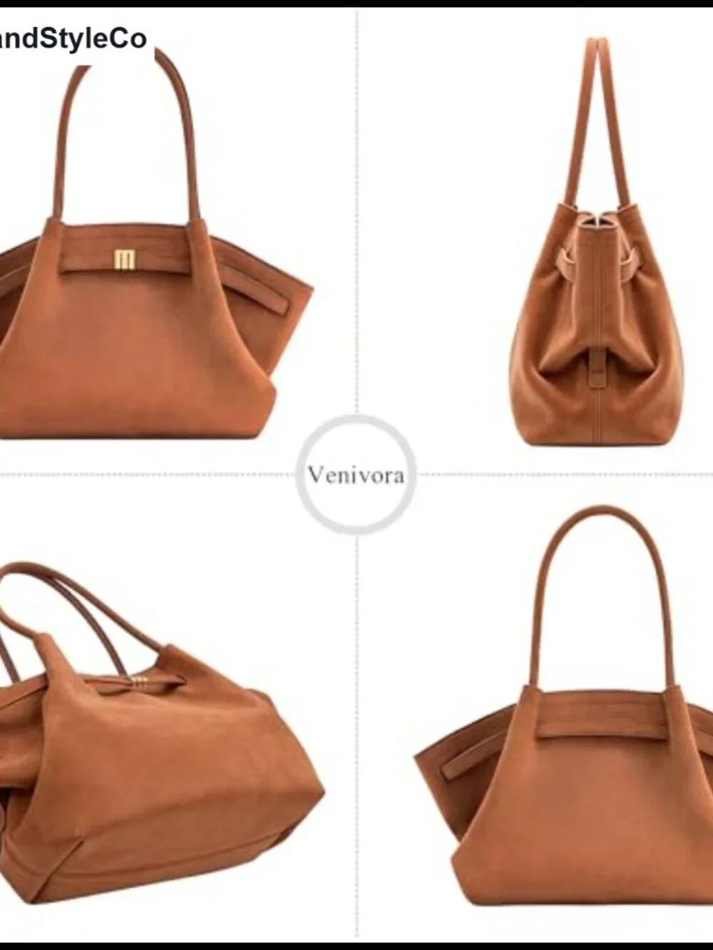 Vegan Leather Tote Bag for Women Medium Shoulder Bag Magnetic Closure